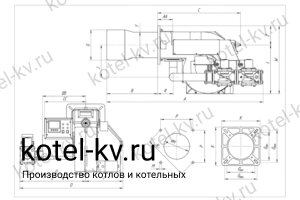 Газовая горелка Emma чертеж