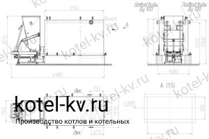 Чертеж котла КВм 1450 ТШПМ