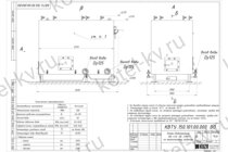 Чертеж котла с водяными колосниками 1740 кВт