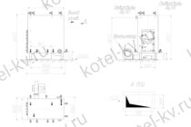 Котел на дровах КВД 0.35 чертеж